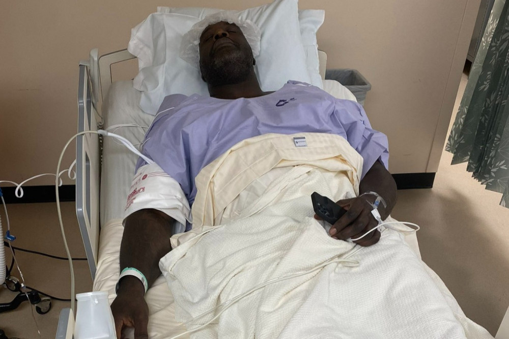 Shaquille O'Neal underwent a hip replacement