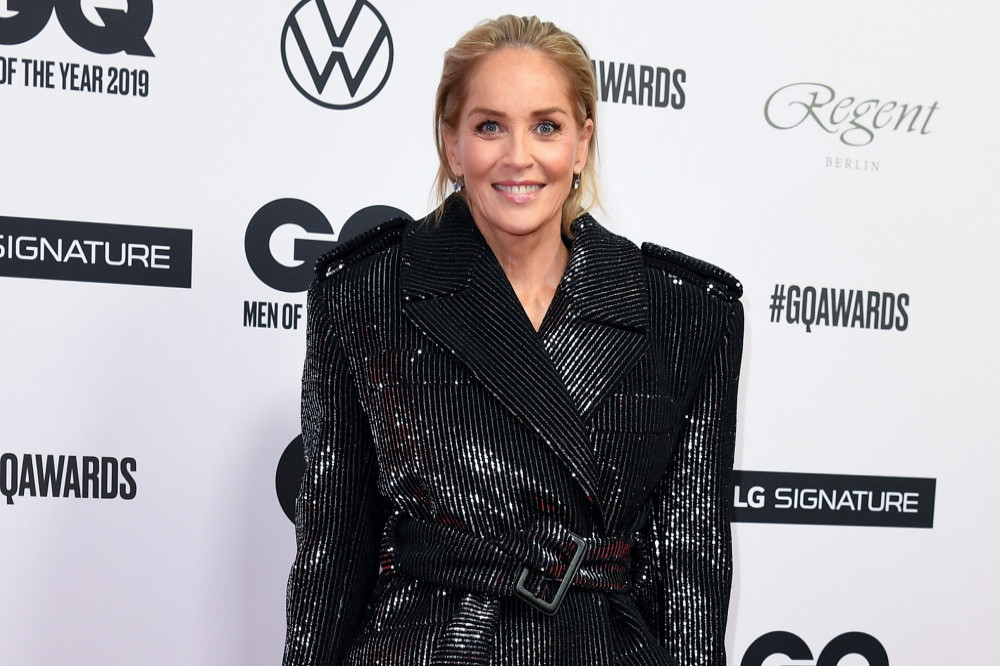 Sharon Stone receives first dose of COVID-19 jab