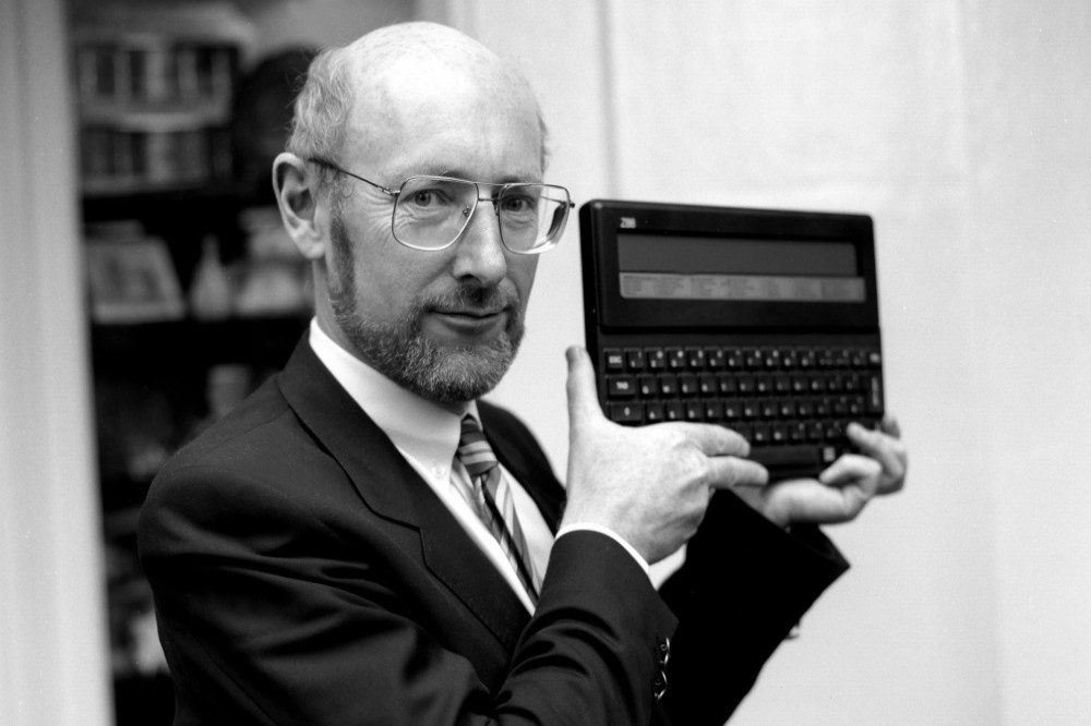 Sir Clive Sinclair in 1987