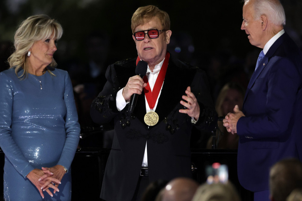 Sir Elton John honoured with award for his work in preventing AIDS
