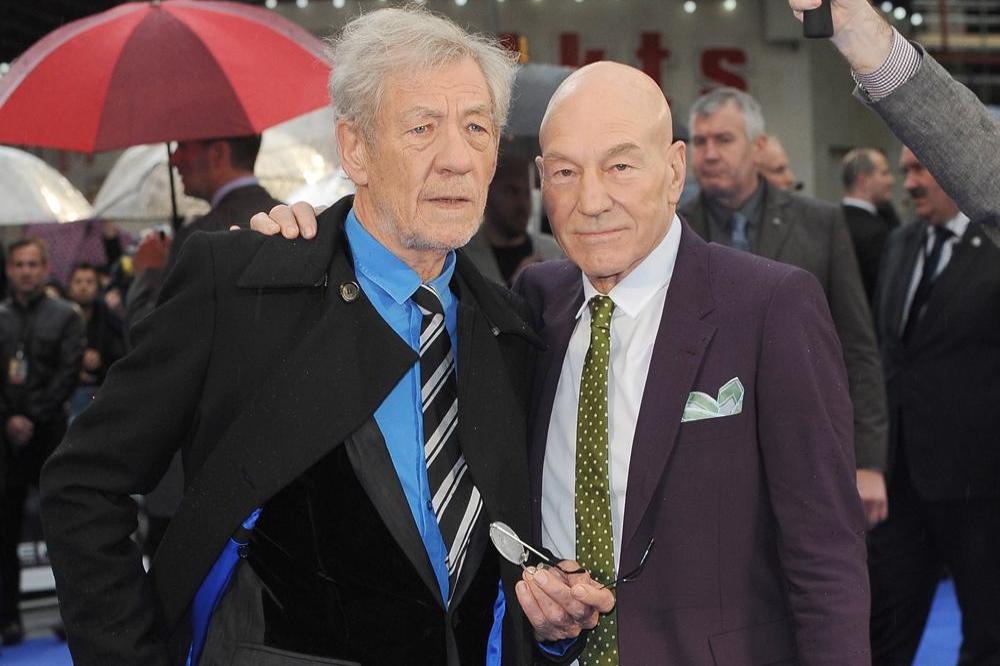 Sir Ian McKellen and Sir Patrick Stewart 
