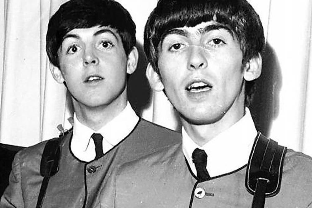 Sir Paul McCartney and George Harrison