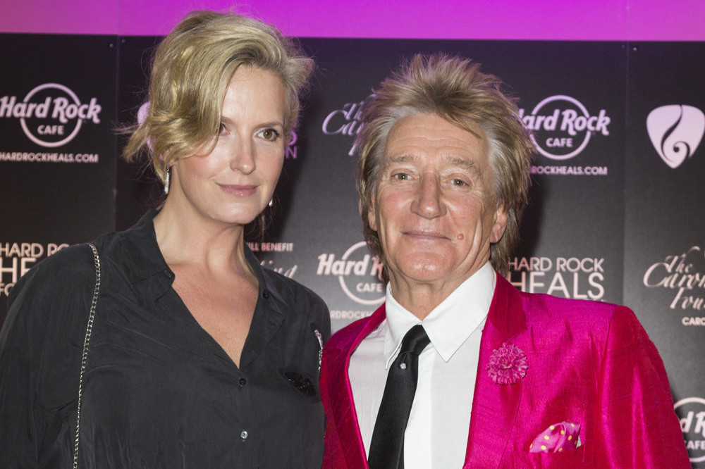 Sir Rod Stewart's wife is his moral compass