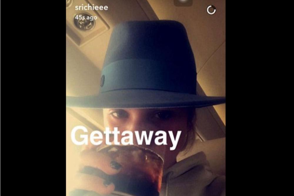 Sofia Richie's Snapchat