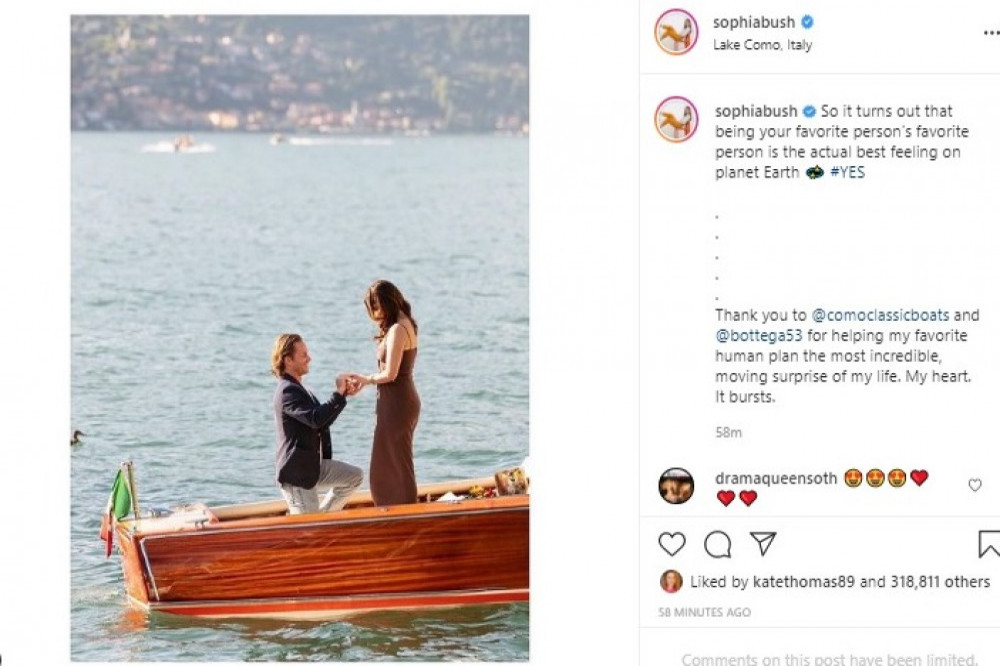 Sophia Bush and Grant Hughes (c) Instagram
