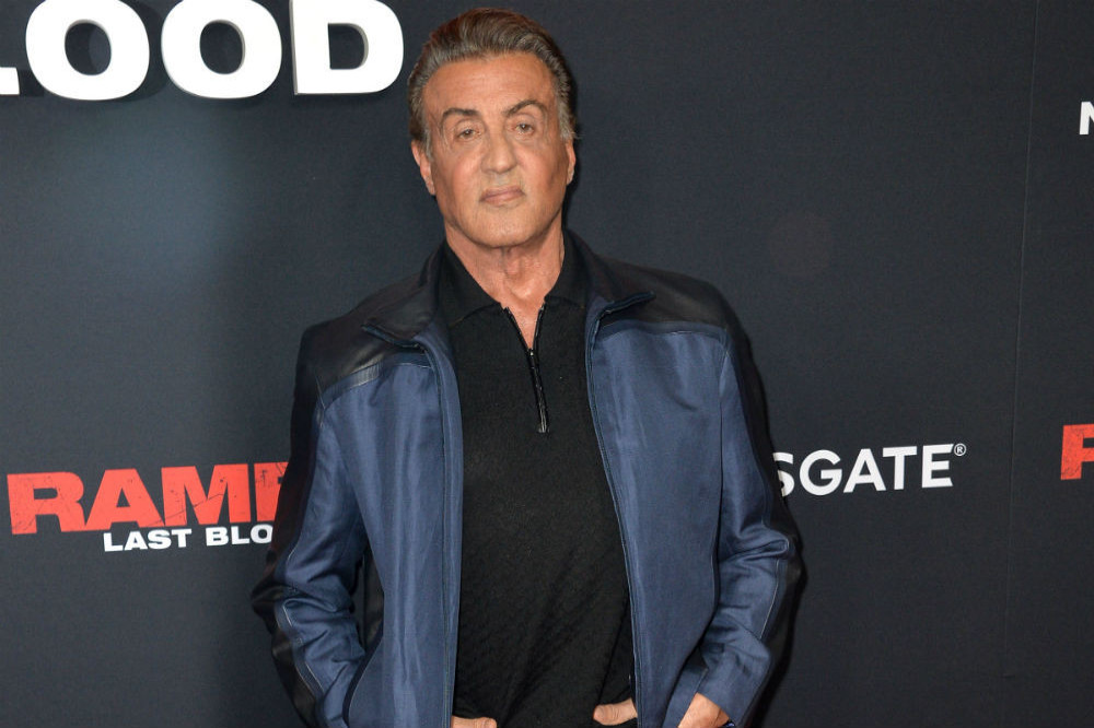 Sylvester Stallone attending a screening of Rambo: Last Blood in 2019