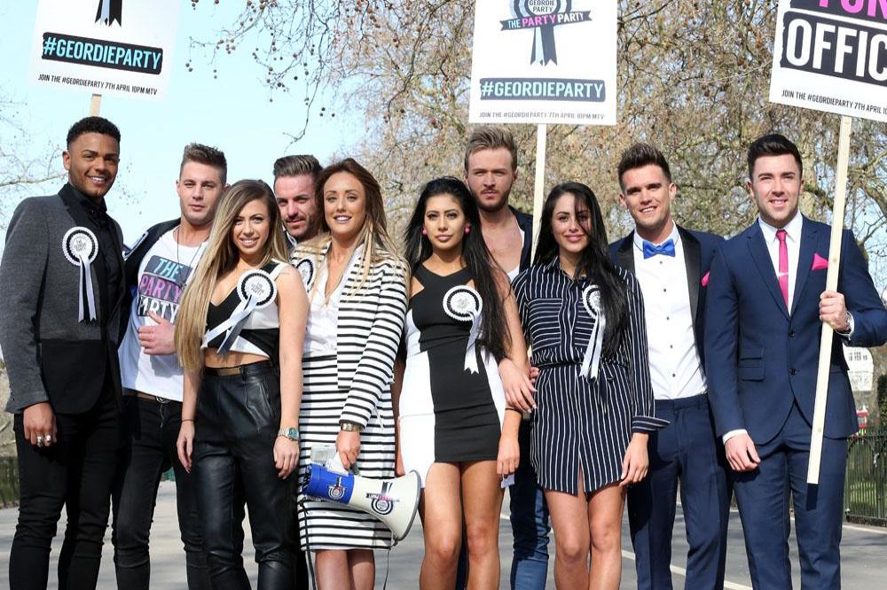 The cast of Geordie Shore launch The Geordie Party