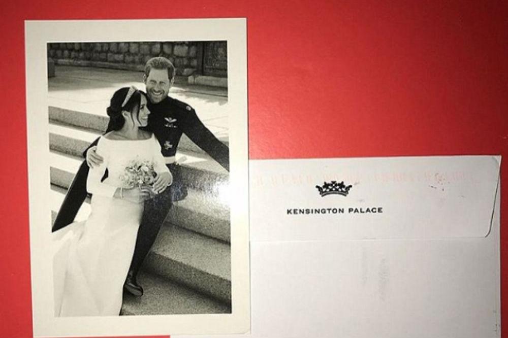 The Duke and Duchess of Sussex's cards (c) Royal Letters