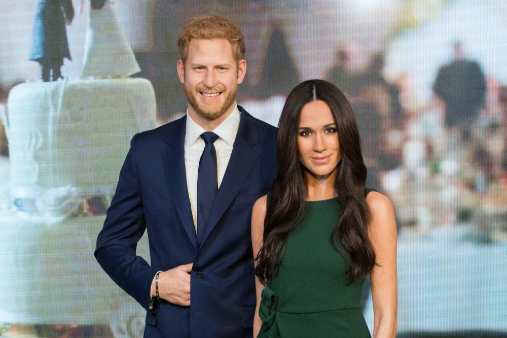 The Duke and Duchess of Sussex's wax figures at Madame Tussauds London