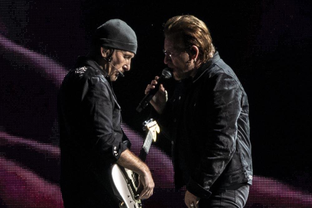 The Edge and Bono of U2 