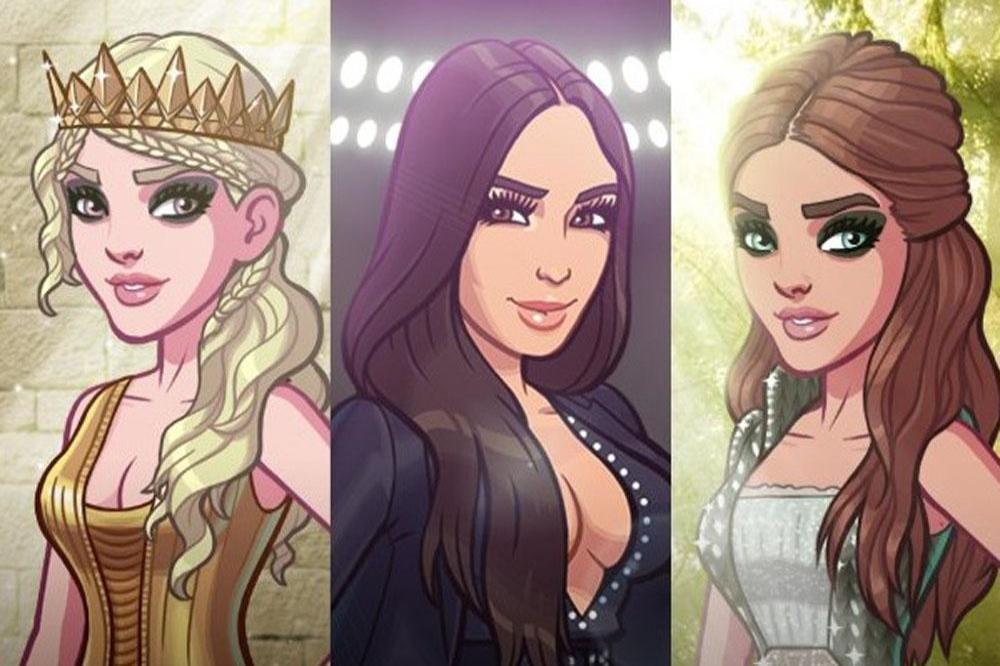 The Huntsman costumes in Kim Kardashian: Hollywood game