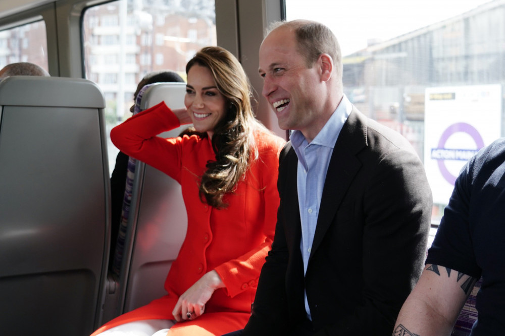 The Prince and Princess of Wales took the London Underground
