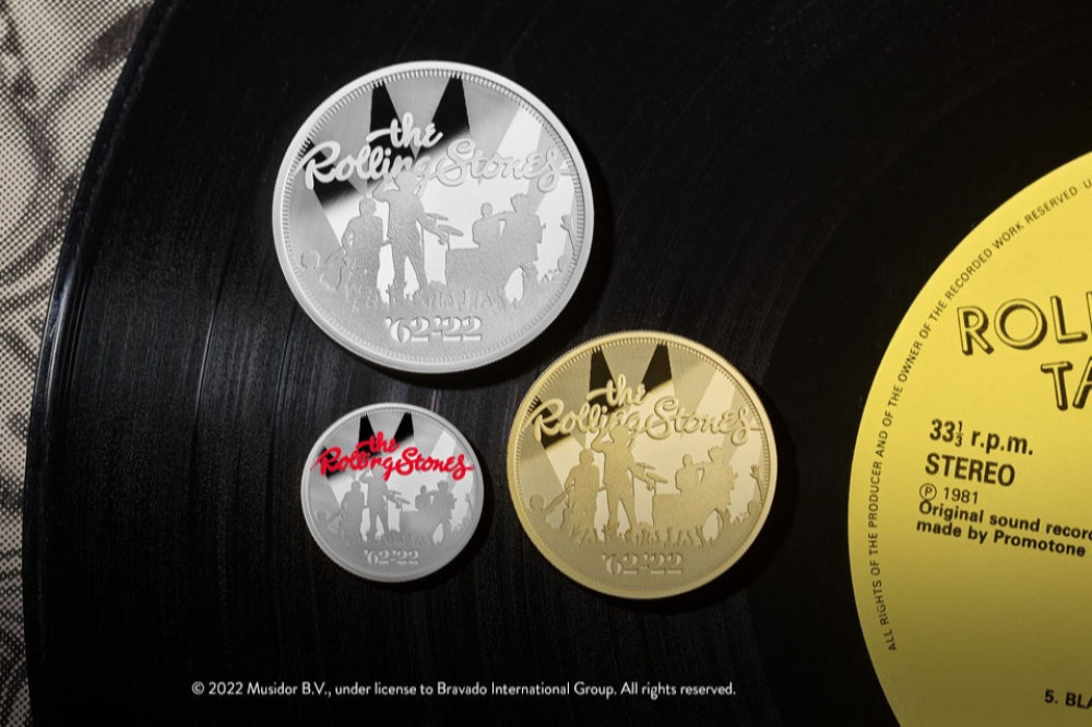 The Rolling Stones have been honoured with a 60th anniversary coin