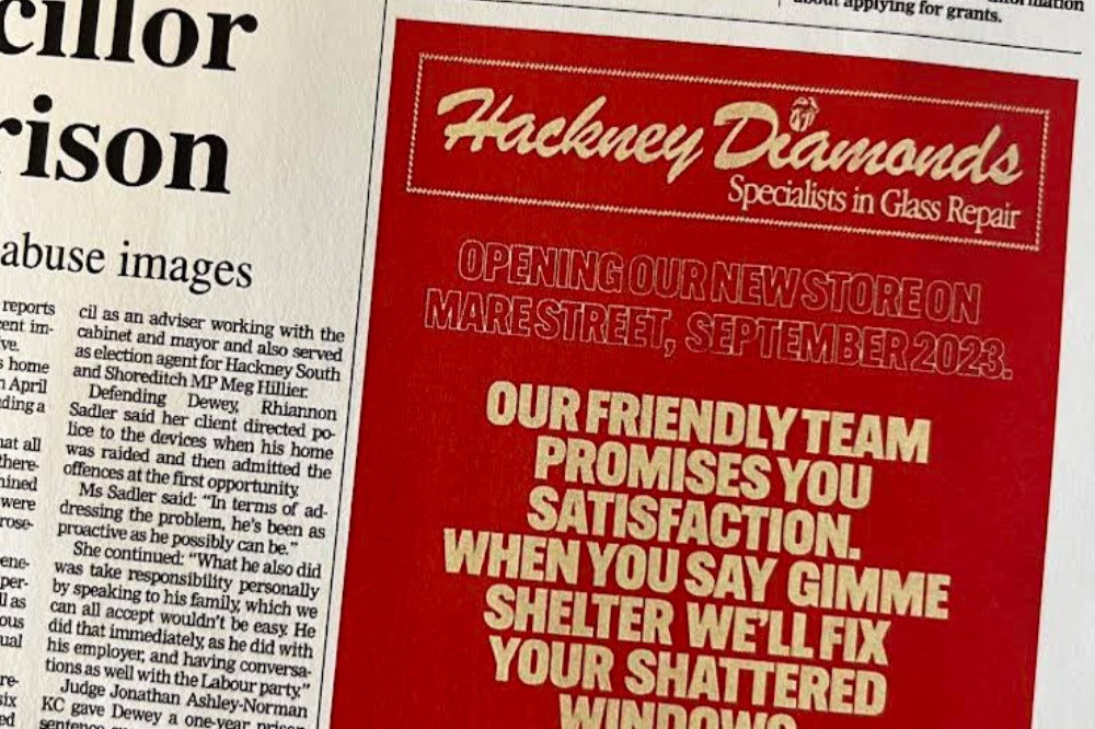 The Rolling Stones have used a local newspaper advert to reveal the name of their next album