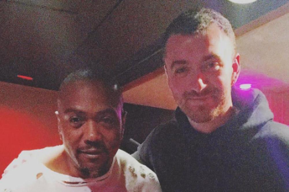 Timbaland and Sam Smith in the studio (c) Instagram 
