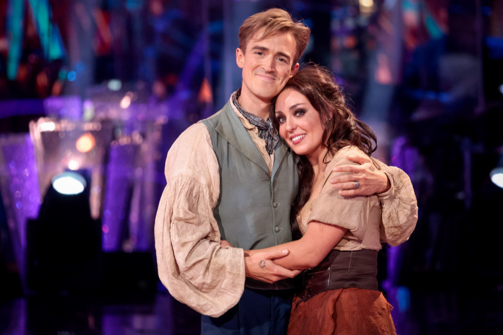 Amy Dowden and Tom Fletcher on Strictly Come Dancing