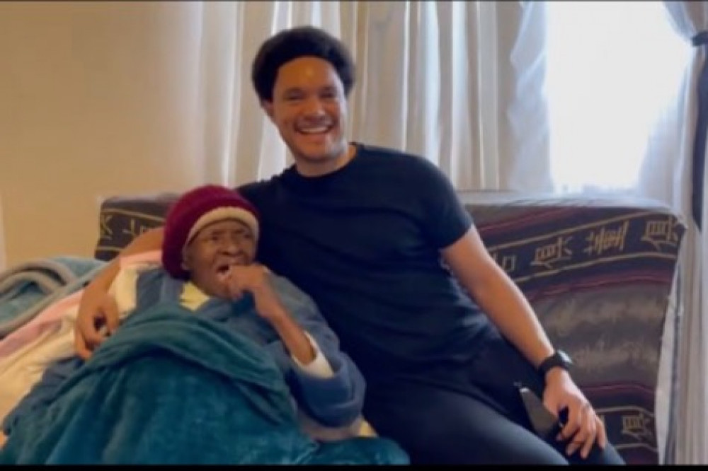 Trevor Noah with his grandmother ‘Gogo’