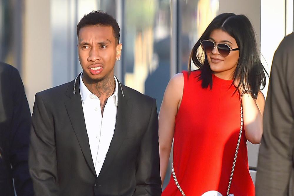 Tyga and Kylie Jenner in 2015