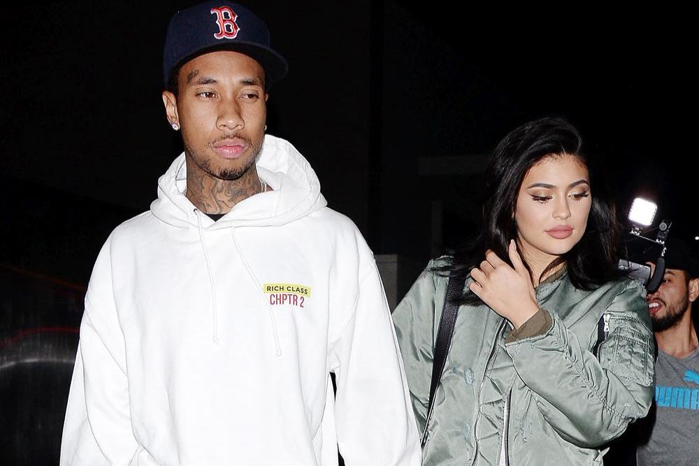 Tyga and Kylie Jenner in 2016