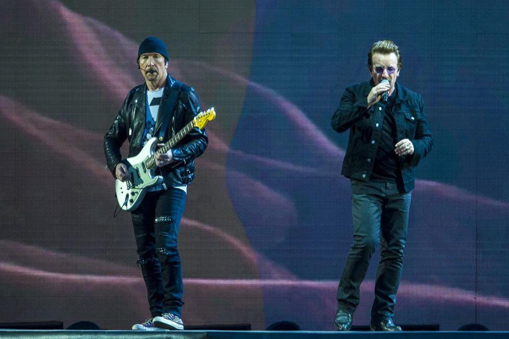 U2 The Edge and Bono 