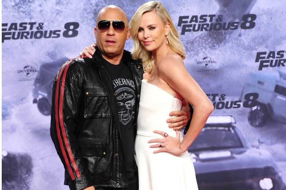 Vin Diesel and Charlize Theron