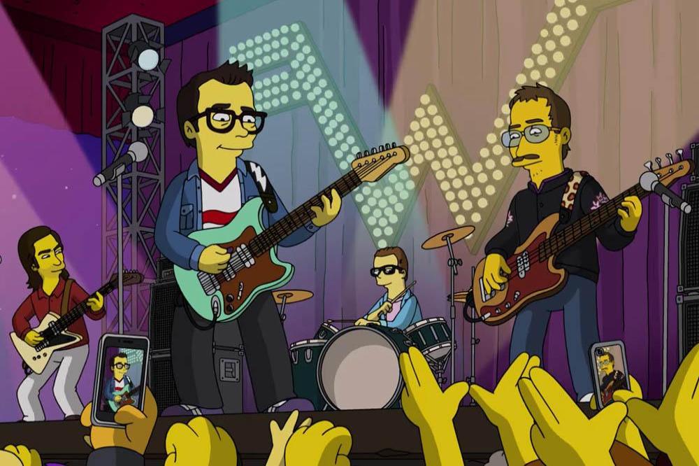 Weezer on The Simpsons 