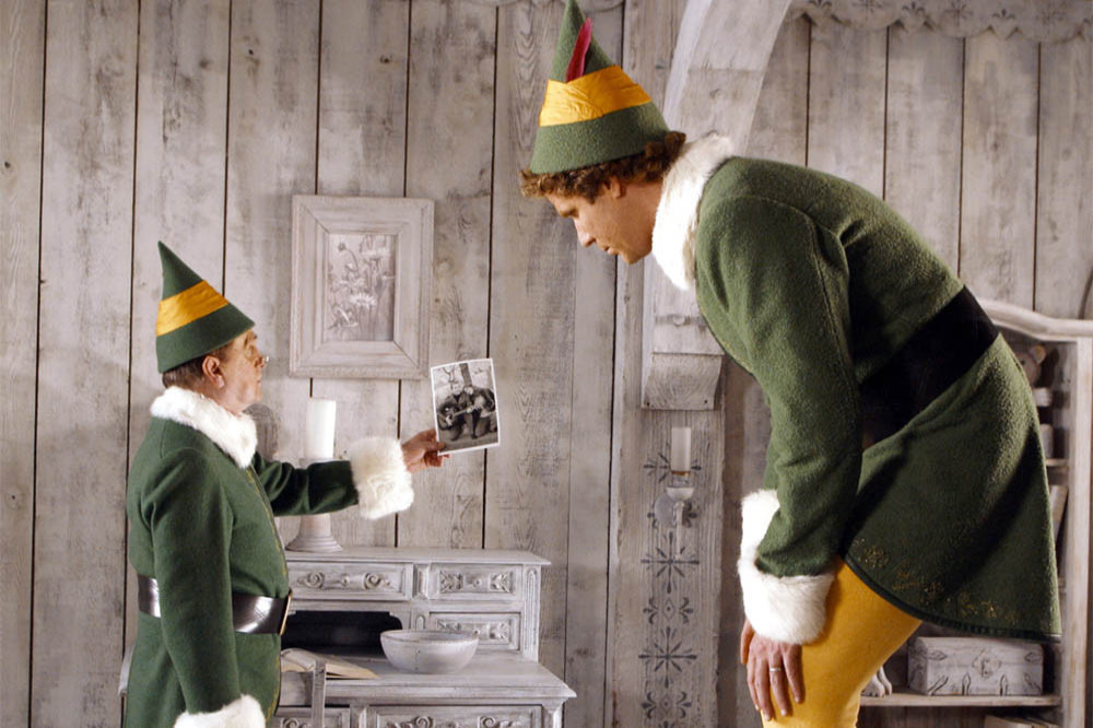 Buddy the Elf with his adoptive father / Picture Credit: New Line Cinema