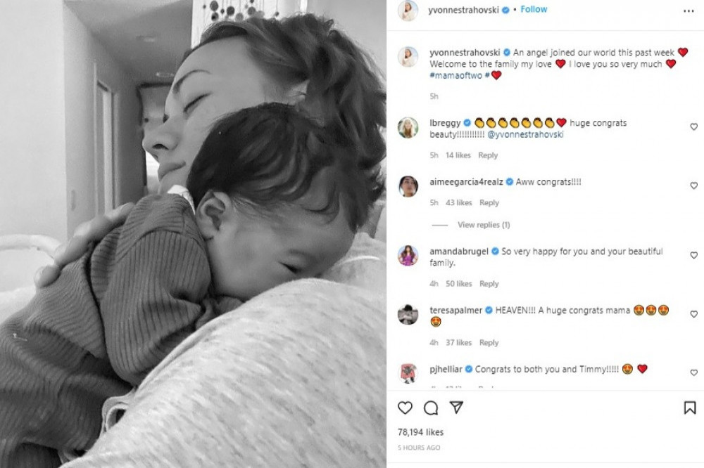 Yvonne Strahovski has given birth (c) Instagram
