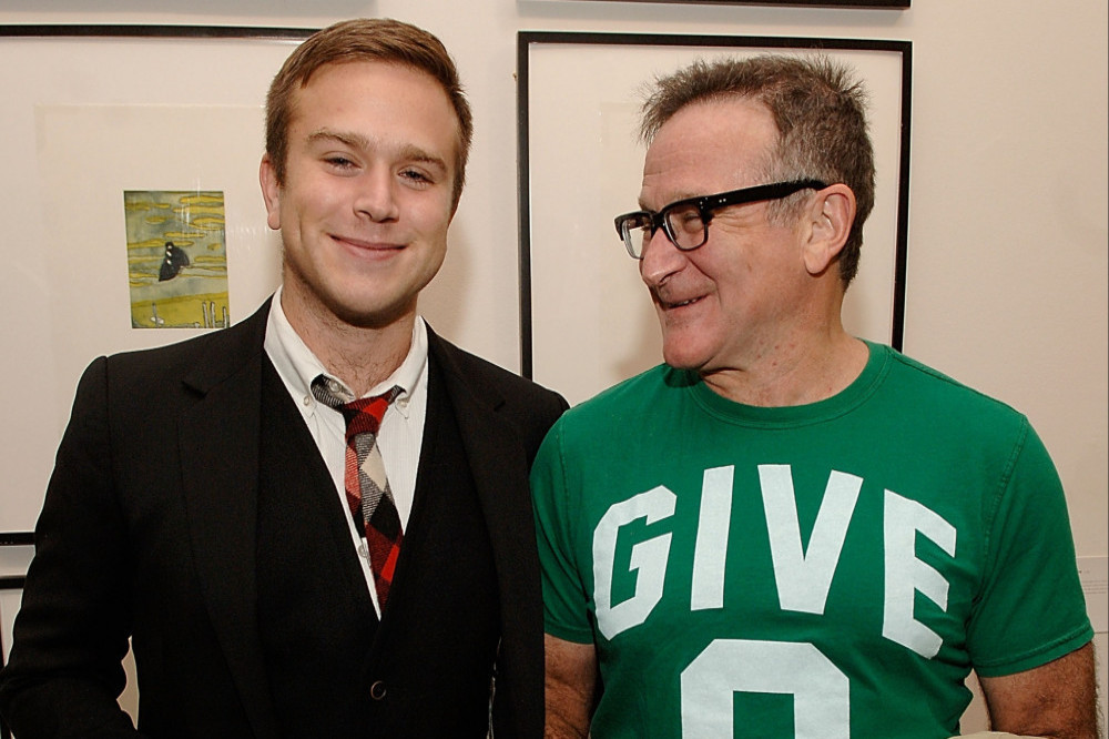 Zak and Robin Williams in 2008
