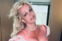 Britney Spears is said to be home and ‘safe’ after she was seen wandering topless in a blanket after reportedly being involved in a bust-up with her rumoured ex-boyfriend