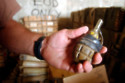A couple sparked fears by handing in a grenade to a museum
