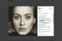Adele's Instagram post