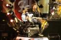 Dave Grohl on stage in Toronto with his broken leg