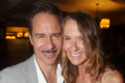 Janet Holden and Eric McCormack at the opening night after-party for play The Cottage on Broadway in New York City in July
