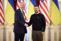 Joe Biden meets Volodymyr Zelensky in Kyiv