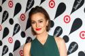 Leighton Meester looks chic in her green dress