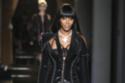 Naomi Campbell walks for Versace