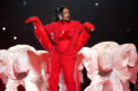 Rihanna performed at the SuperBowl on Sunday