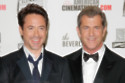 Robert Downey Jr and Mel Gibson in 2011