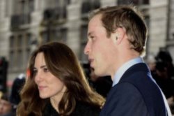 Britain's Prince William and Duchess Catherine 