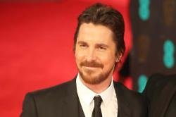 Christian Bale Celebratory Kisses
