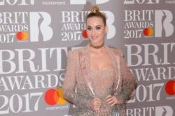 Katy Perry mocks Trump during Brits performance