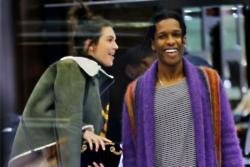 Kendall Jenner and A$AP Rocky spotted jewellery shopping