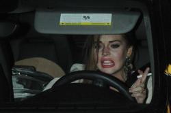 Lindsay Lohan In Car Accident