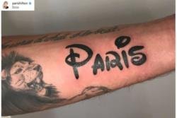 Paris Hilton's boyfriend gets tattoo of her name