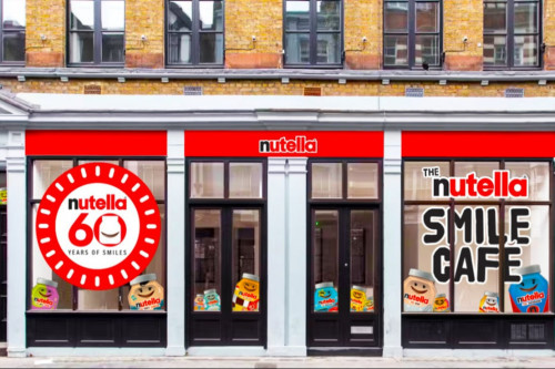 The Nutella Smile Cafe will open in London