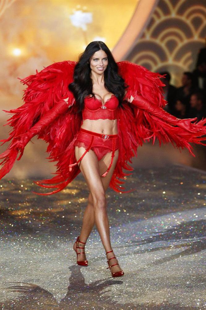 Adriana Lima walks in the Victoria's Secret show