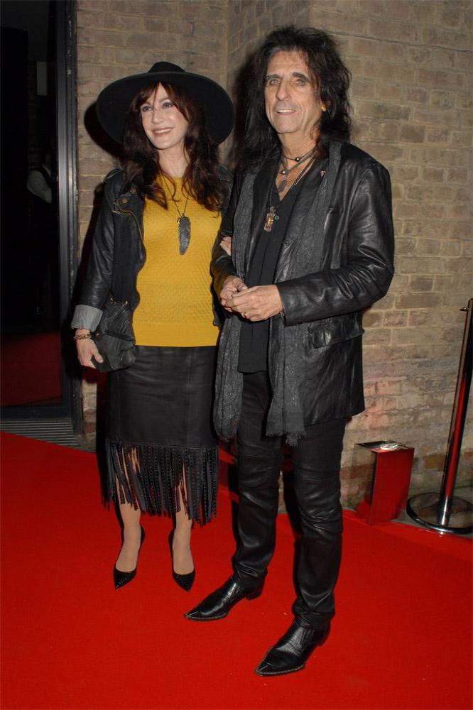 Alice Cooper with wife Sheryl Goddard