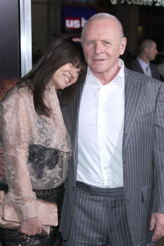 Anthony Hopkins and Stella Arroyave
