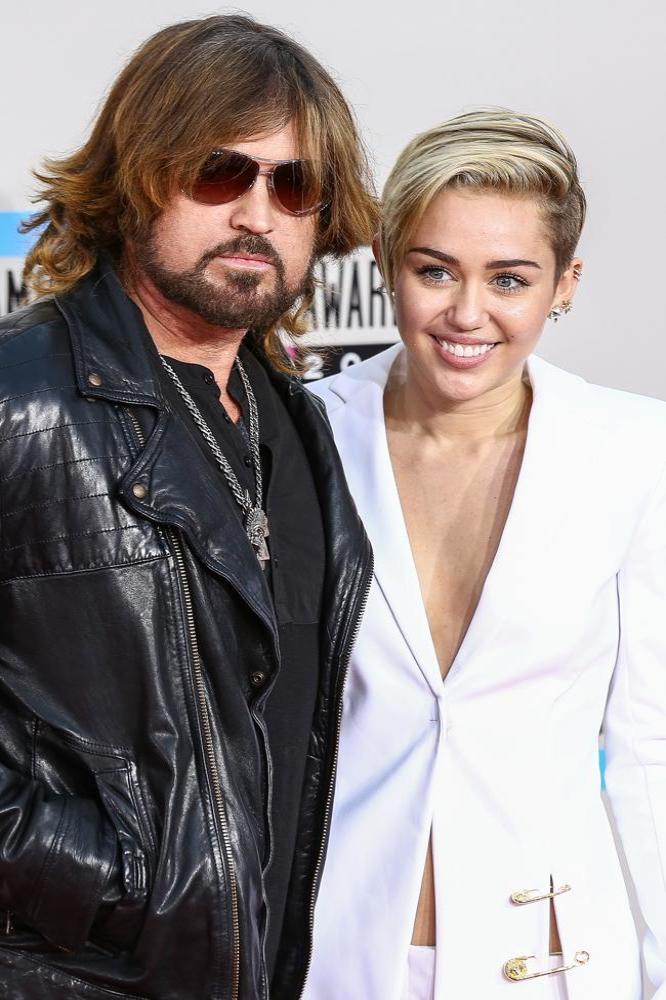 Billy Ray and daughter Miley Cyrus